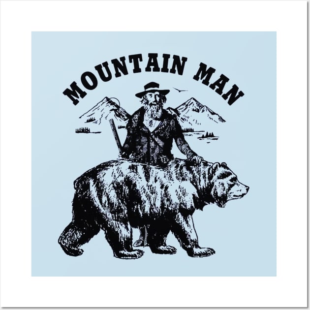 Mountain Man Wall Art by paintkiller617